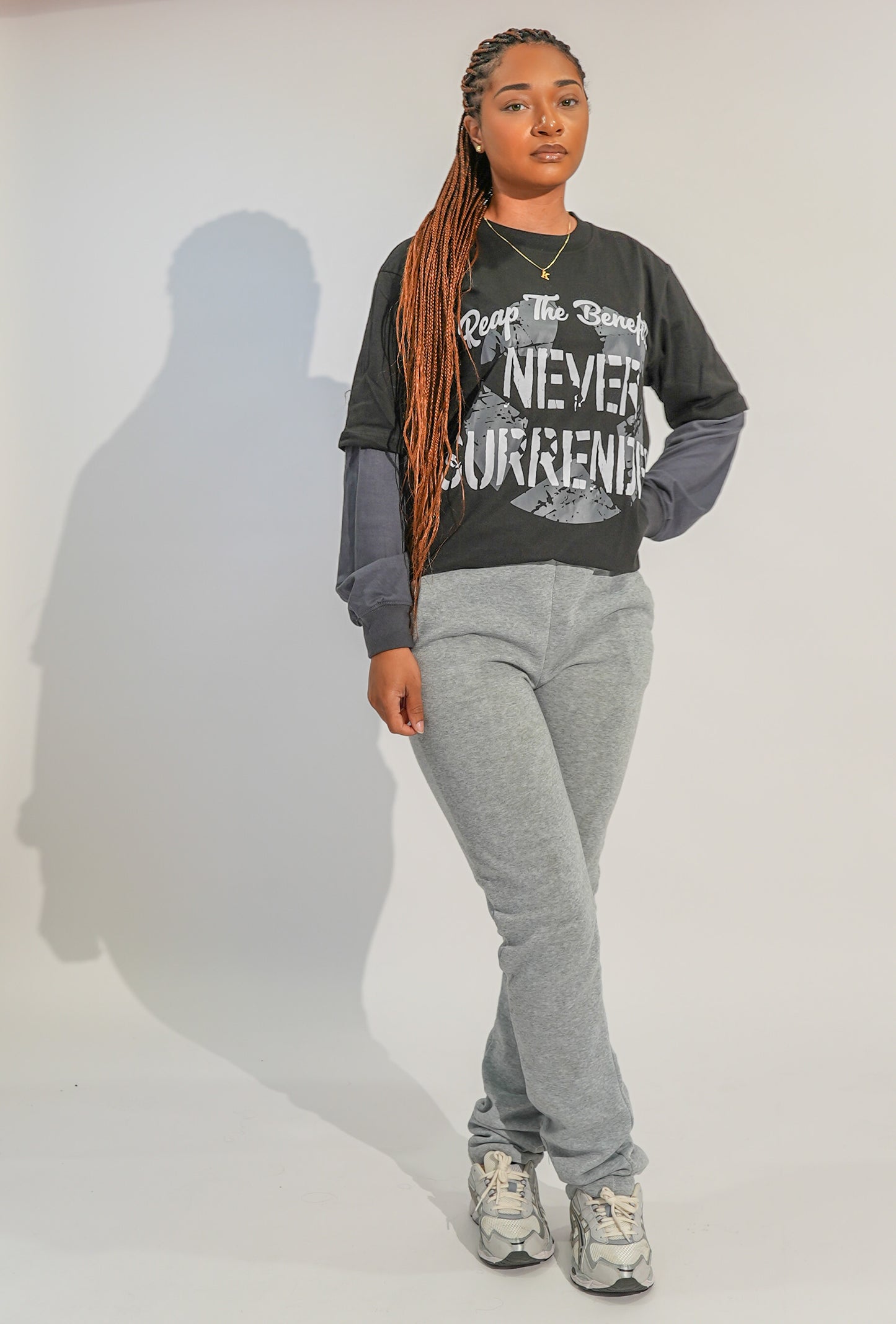 RTBNS “Don’t Quit” Double-Layer Long Sleeve – Black