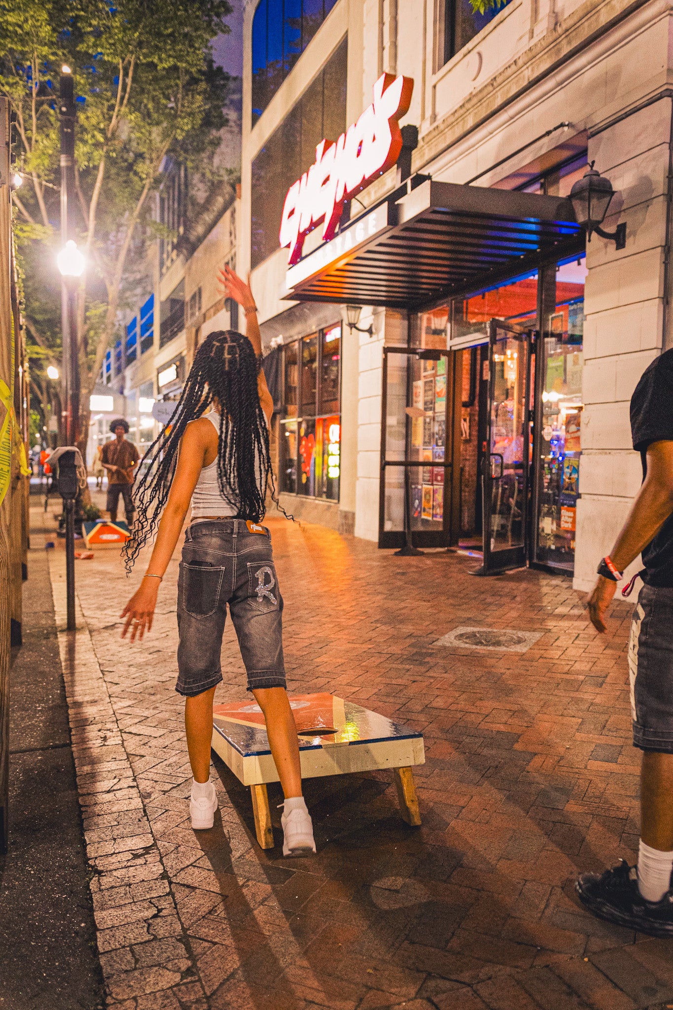 Denim Jorts (BLACK)